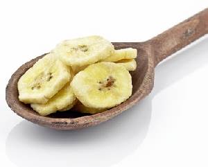 A spoonful of Banana Slices